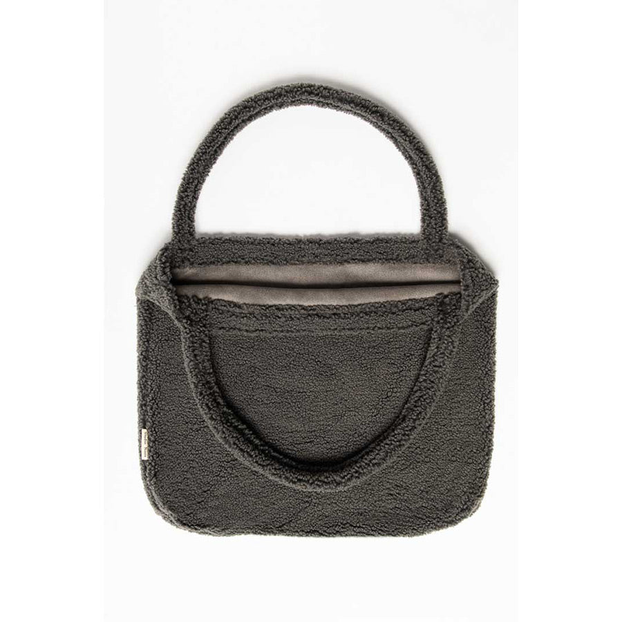 Studio Noos - Mom Bag "Dark Grey Teddy" - Wickeltasche, Shopper