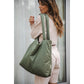 Studio Noos - Mom Bag "Green Puffy" - Wickeltasche, Shopper