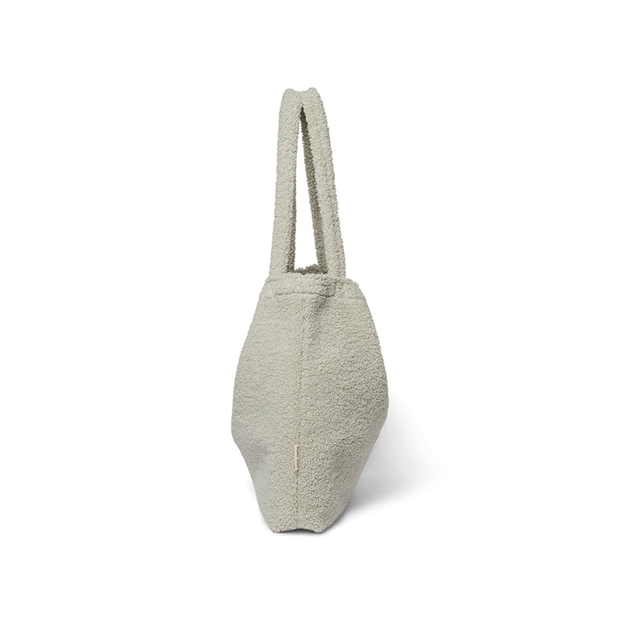 Studio Noos - Mom Bag "Light Grey Teddy" - Wickeltasche, Shopper