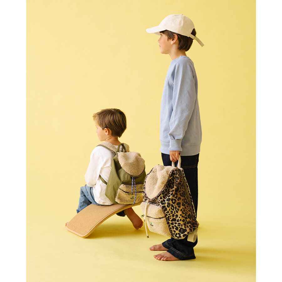 Studio Noos - Rucksack Mini "Teddy Leopard" für Kinder von 1-5 Jahren