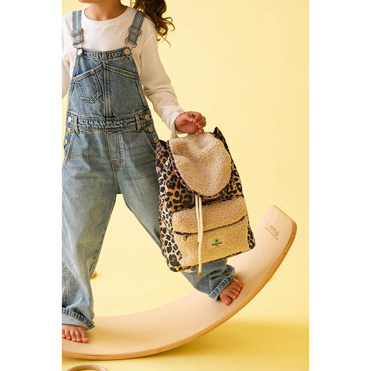 Studio Noos - Rucksack Mini "Teddy Leopard" für Kinder von 1-5 Jahren