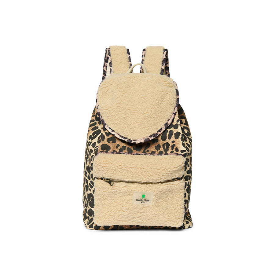 Studio Noos - Rucksack Midi "Teddy Leopard" für Kinder, ab 6 Jahren