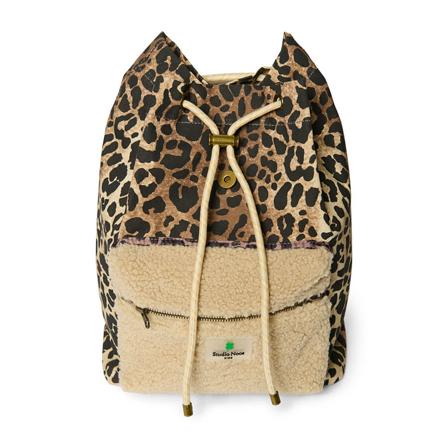 Studio Noos - Rucksack Mini "Teddy Leopard" für Kinder von 1-5 Jahren