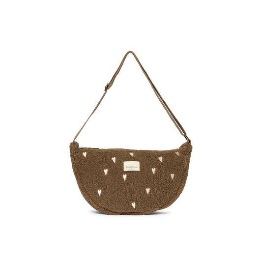 Studio Noos - Tasche "Adult Fanny Pack Teddy Brown Hearts", Bauchtasche