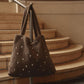 Studio Noos - Mom Bag "Teddy Brown Hearts" - Wickeltasche, Shopper