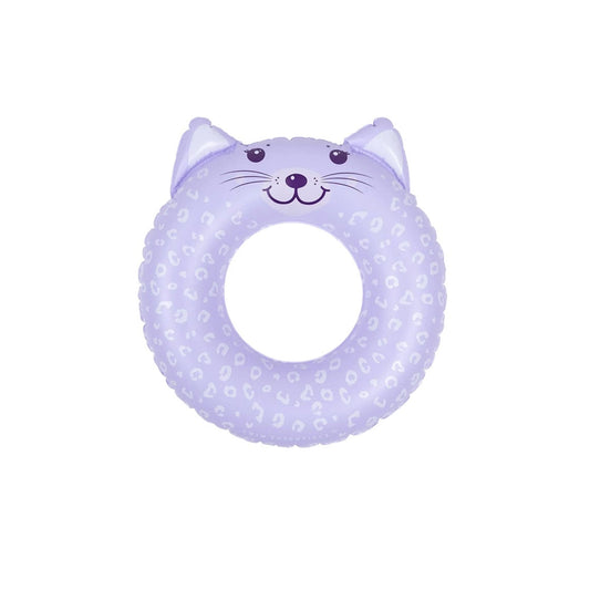SCHWIMMRING LEOPARD LILAC, 55 CM