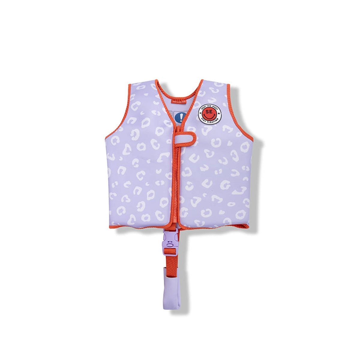 SCHWIMMWESTE LEOPARD PURPLE