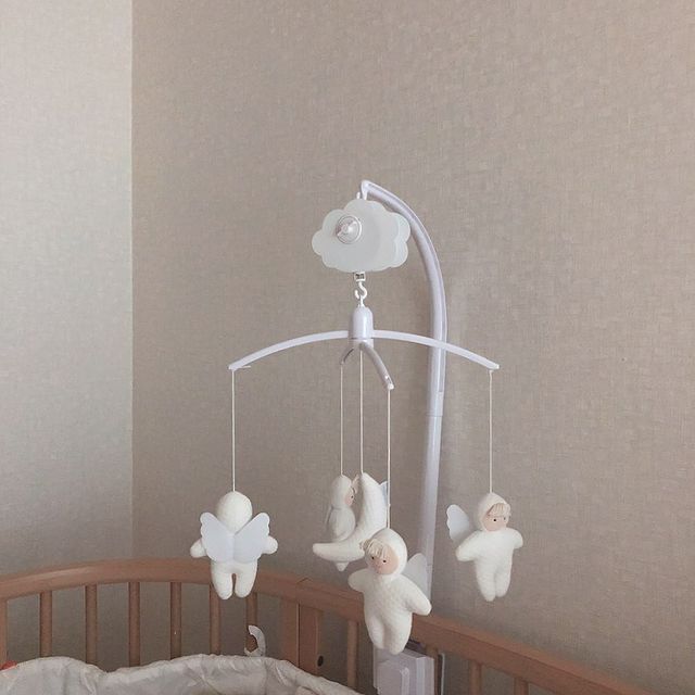 Trousselier – Musik-Mobile „Angels & Moon“, drehendes Baby Mobile