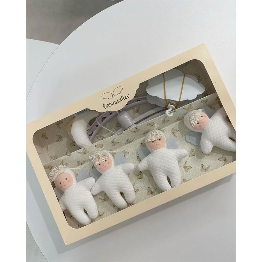 Trousselier – Musik-Mobile „Angels & Moon“, drehendes Baby Mobile