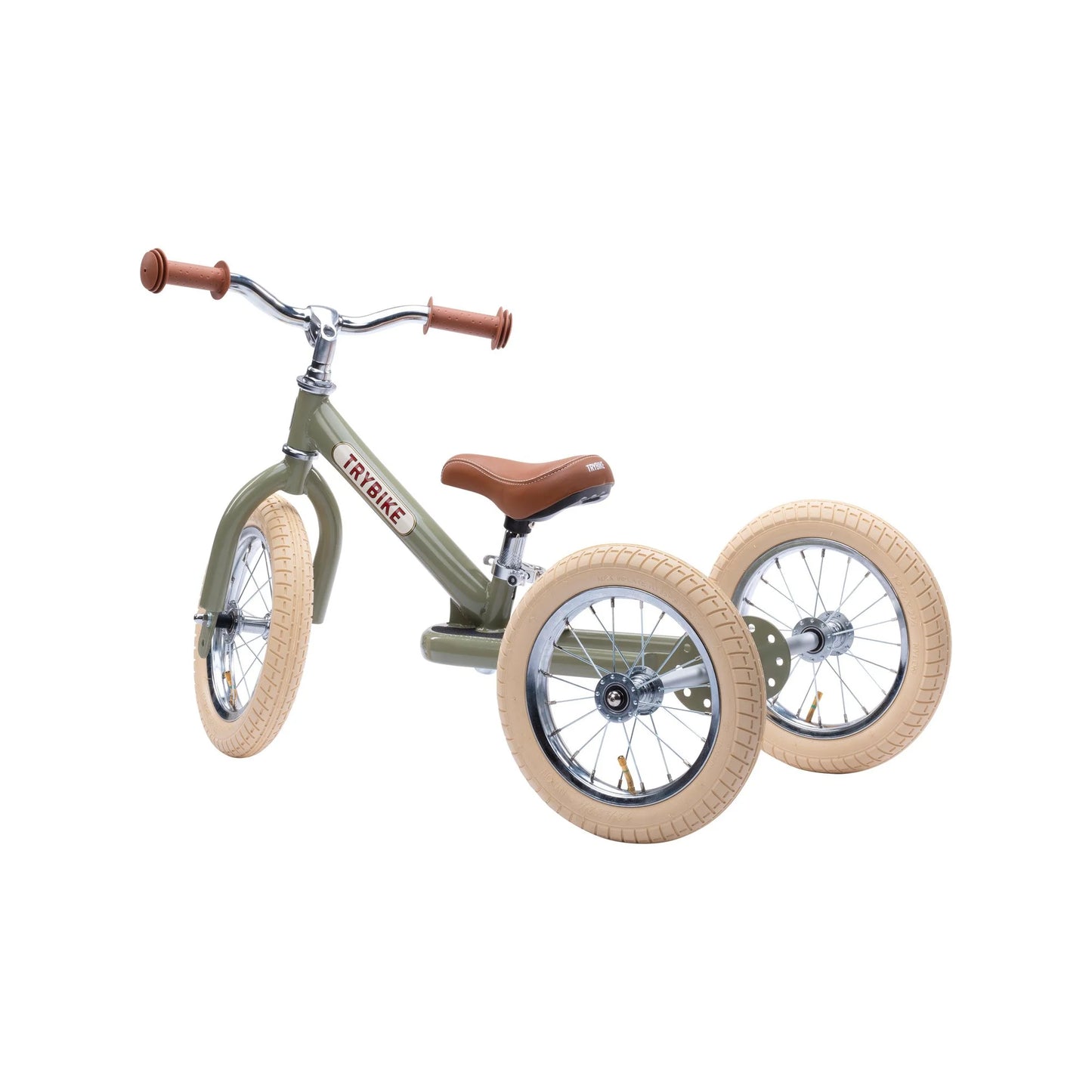 Trybike - 2-in-1 Dreirad & Laufrad "Steel Vintage Green"