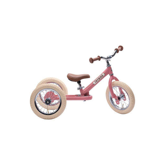 Trybike - 2-in-1 Dreirad "Steel Vintage Pink"