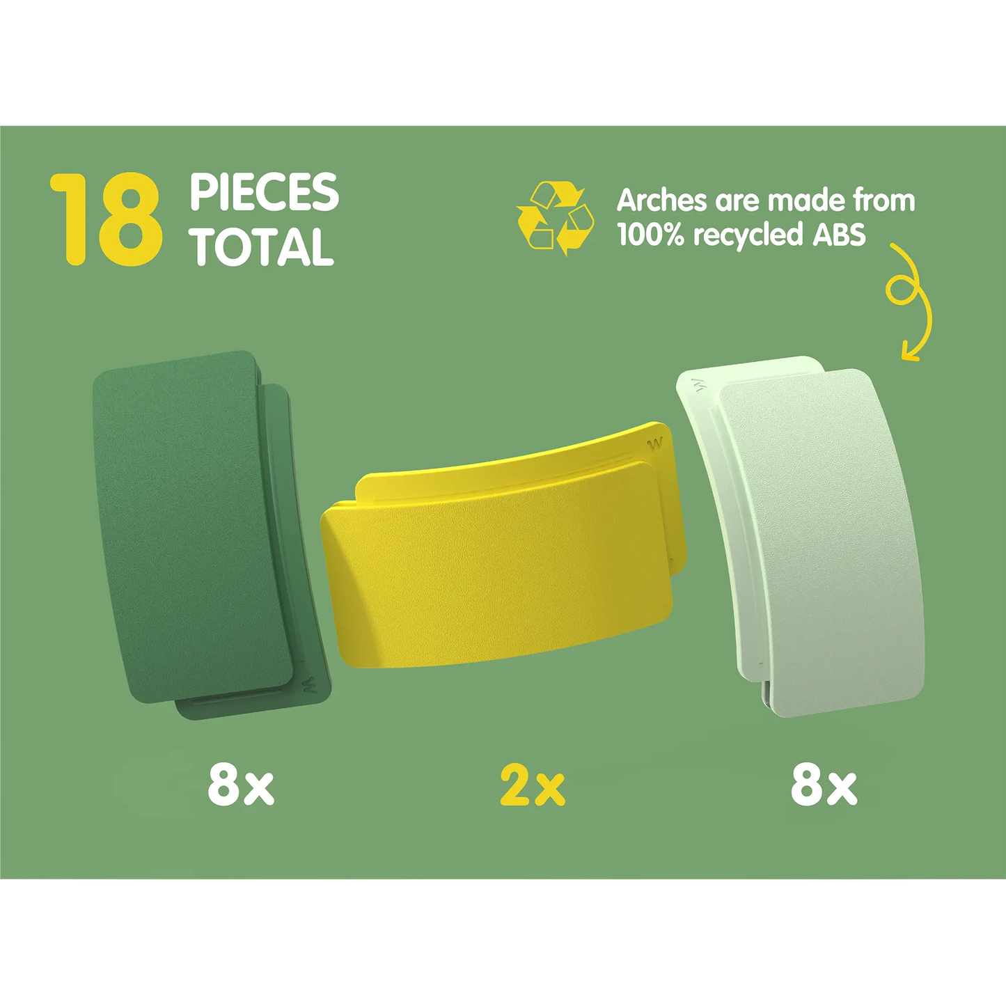 Waytoplay – Kreativset „Arches Starter“ 18 Teile