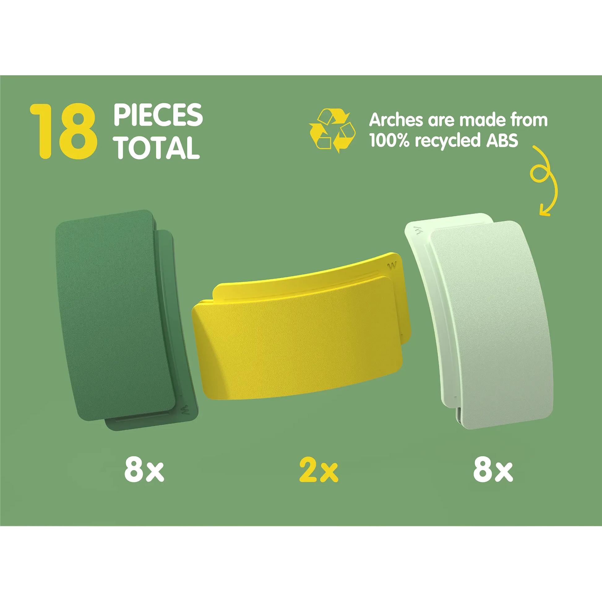 Waytoplay – Kreativset „Arches Starter“ 18 Teile