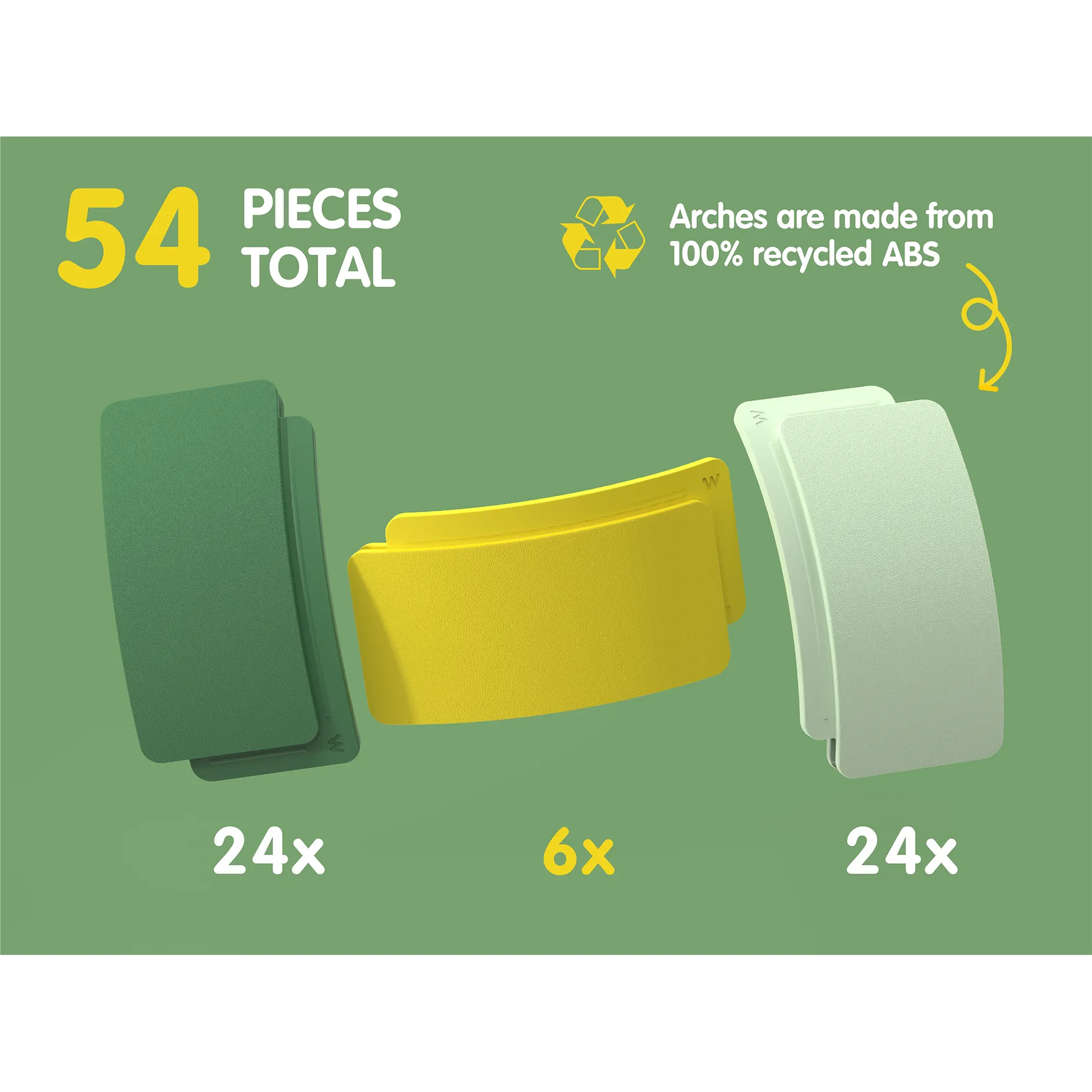 Waytoplay – Kreativset „Arches Builder“ 54 Teile