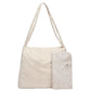 Jollein – Wickeltasche Shopper "Mom Bag Bouclé", Beige 24 x 43 cm