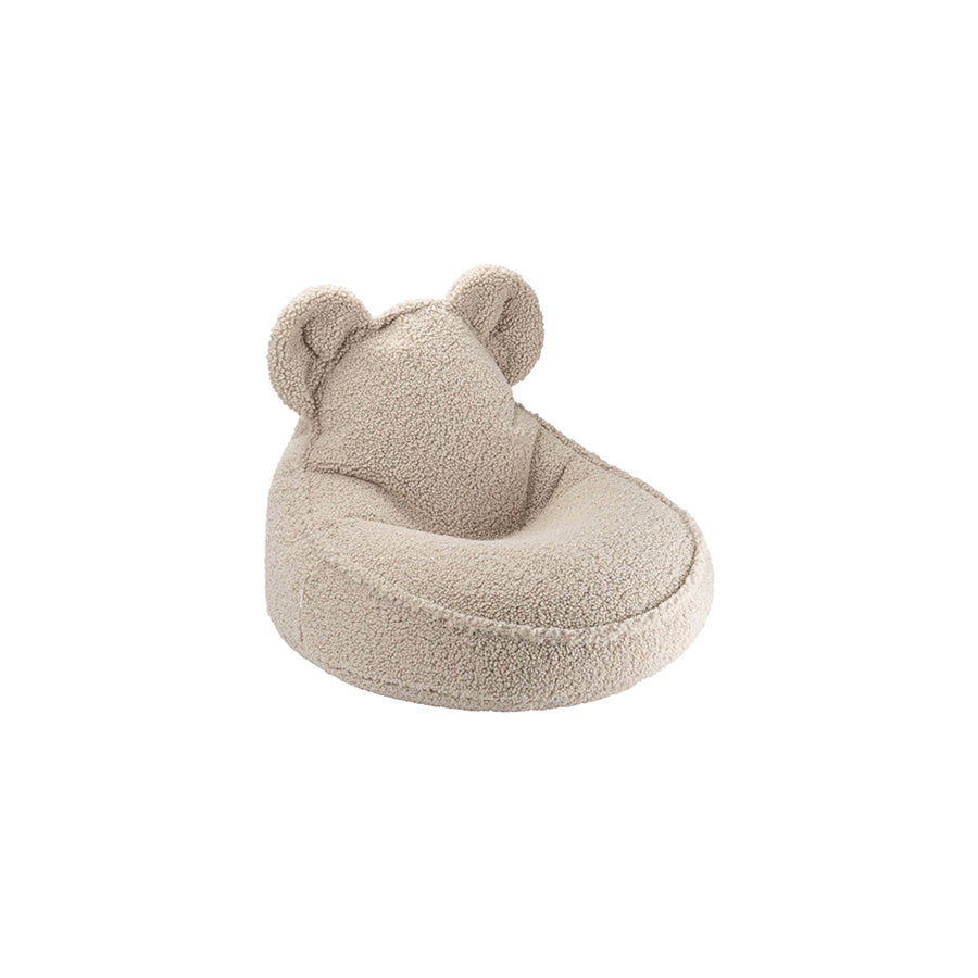 Wigiwama – Kinder Sitzsack "Bär" Teddy Beige