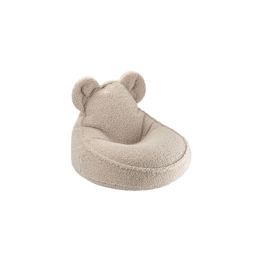 Wigiwama – Kinder Sitzsack "Bär" Teddy Beige