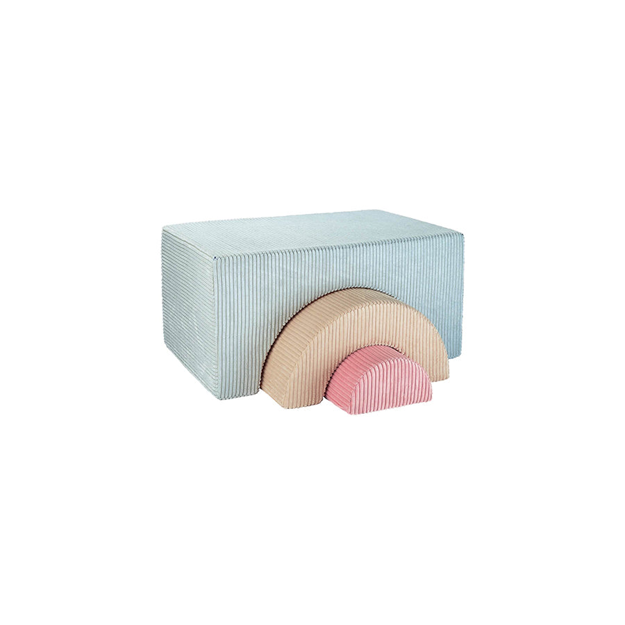 Wigiwama – Schaumstoff-Spielset "Regenbogen" Softmint 3-tlg.