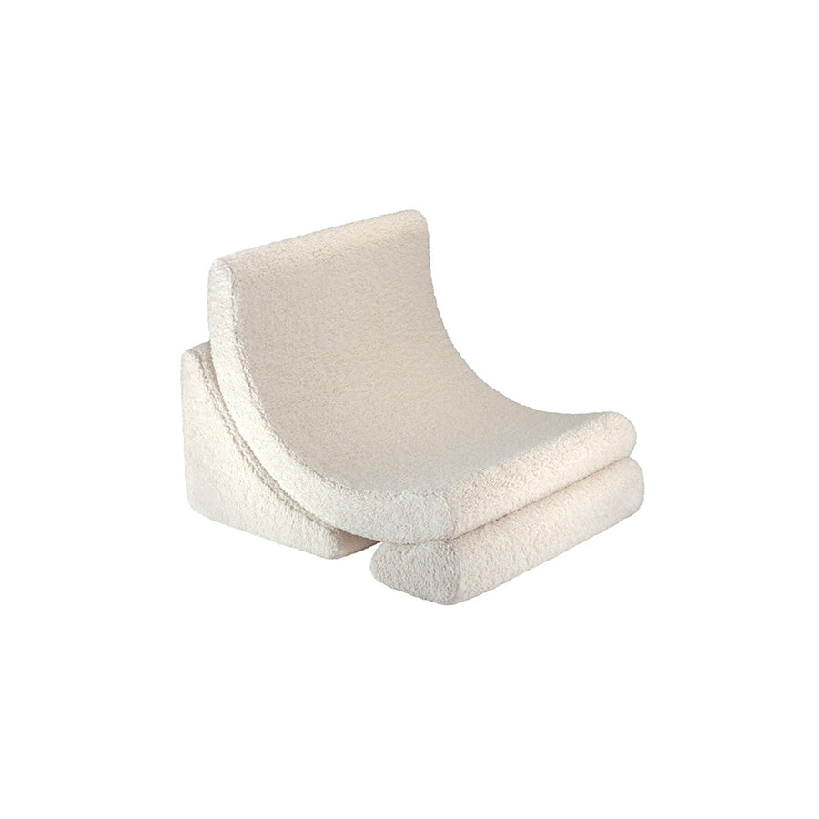 Wigiwama – Kinder Sessel "Moonchair" Teddy Creme