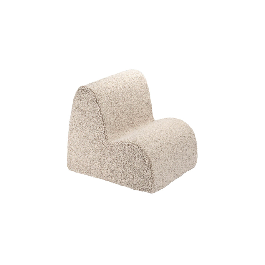 Wigiwama – Kinder Sessel "Wolke" Teddy Beige 50x60cm