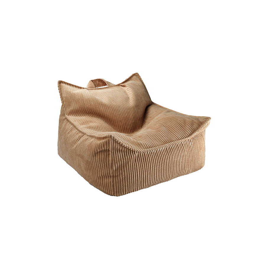 Wigiwama – Kinder Sessel/Sitzsack Cord Toffee 80cm