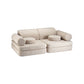 Wigiwama – Kinder Spielsofa Modular "Settee" Teddy Beige 9-tlg.