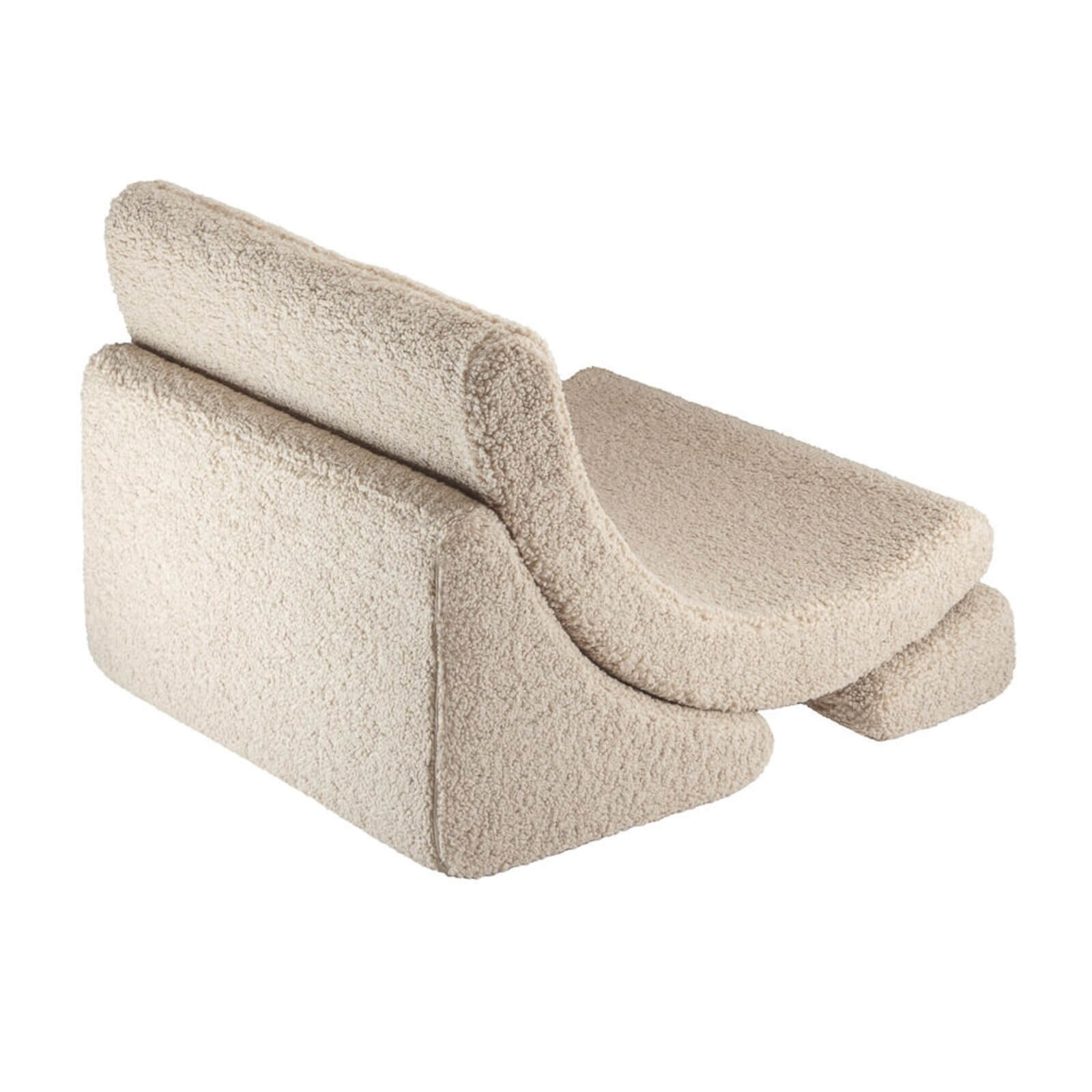 Wigiwama – Kinder Sessel "Moonchair" Teddy Beige