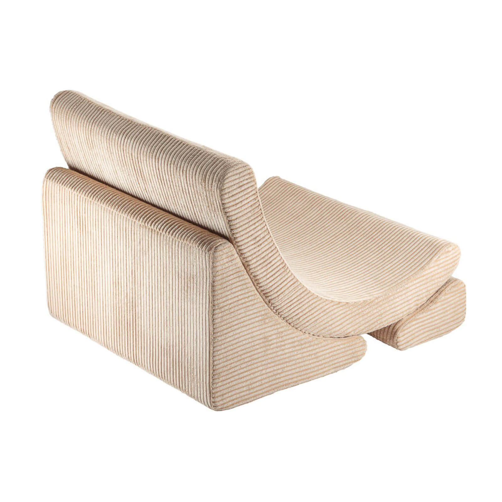 Wigiwama – Kinder Sessel "Moonchair" Cord Beige