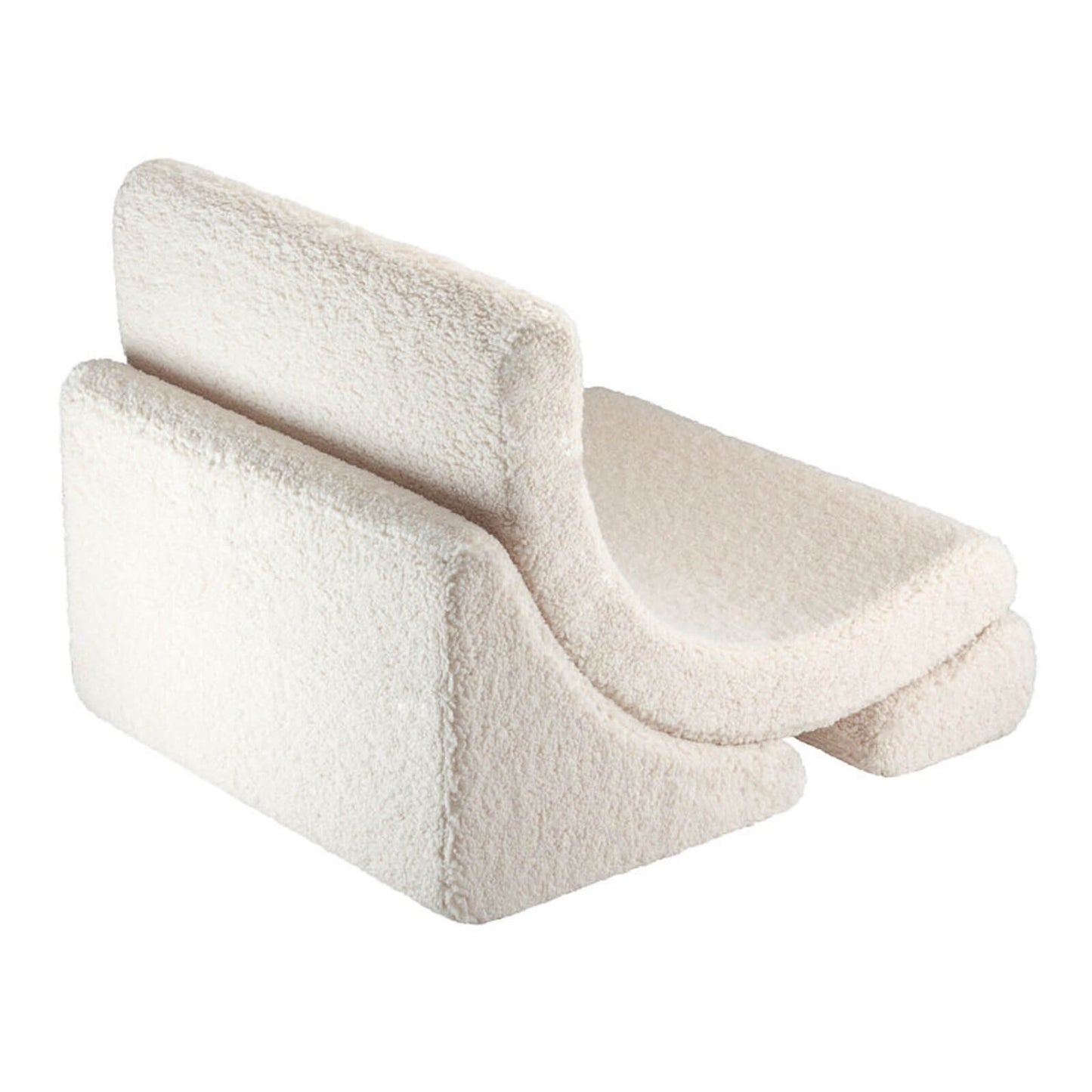 Wigiwama – Kinder Sessel "Moonchair" Teddy Creme