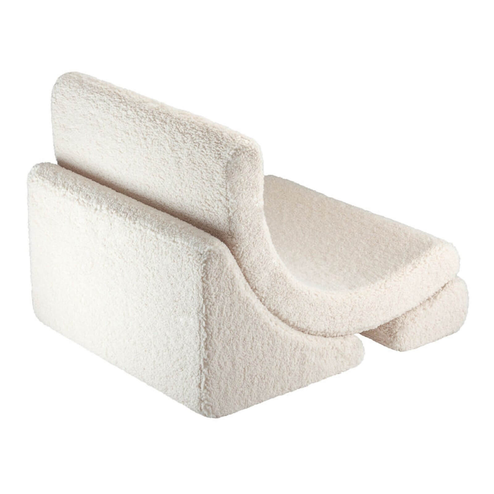 Wigiwama – Kinder Sessel "Moonchair" Teddy Creme
