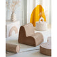 Wigiwama – Kinder Sessel "Wolke" Cord Toffee 50x60cm