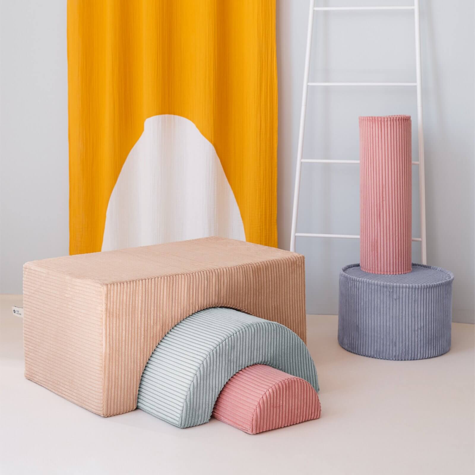 Wigiwama – Schaumstoff-spielset "Regenbogen" Beige 3-tlg.