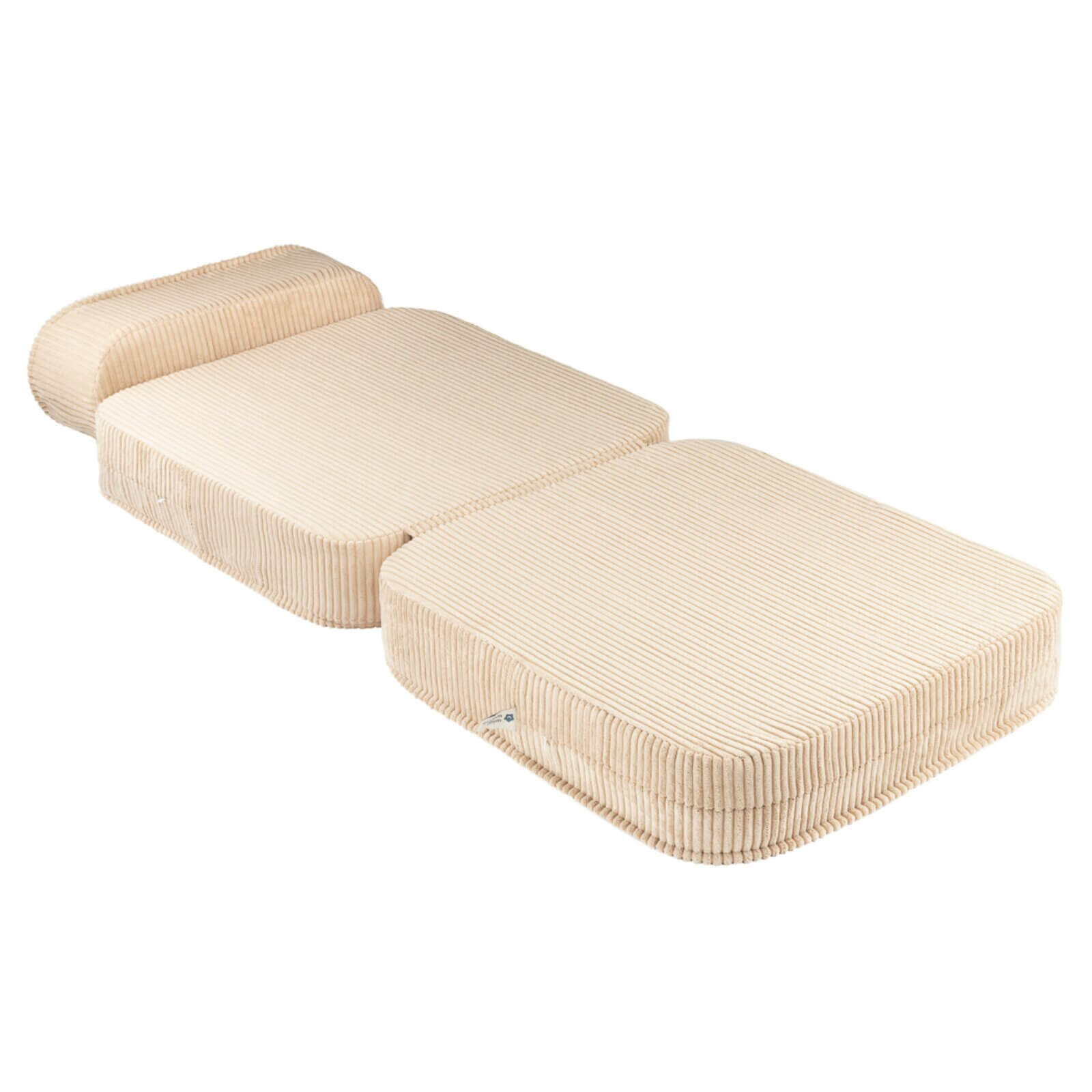 Wigiwama – Klappsessel & Spielmatratze Cord Beige
