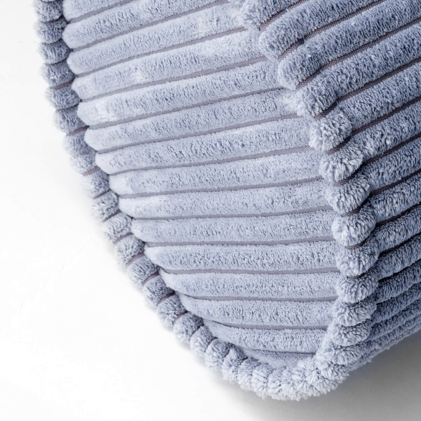 Wigiwama – Schaumstoff-Kissenrolle Cord Blaugrau 55cm