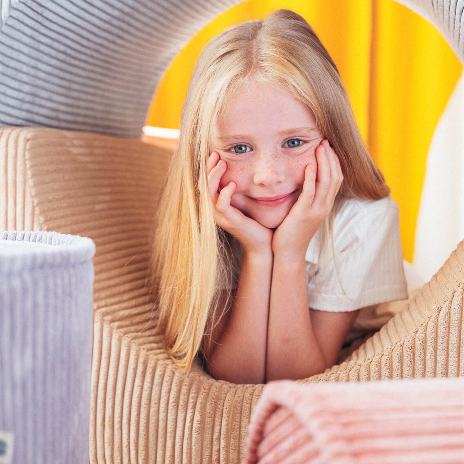 Wigiwama – Schaumstoff-Spielset "Regenbogen" Blau 3-tlg.