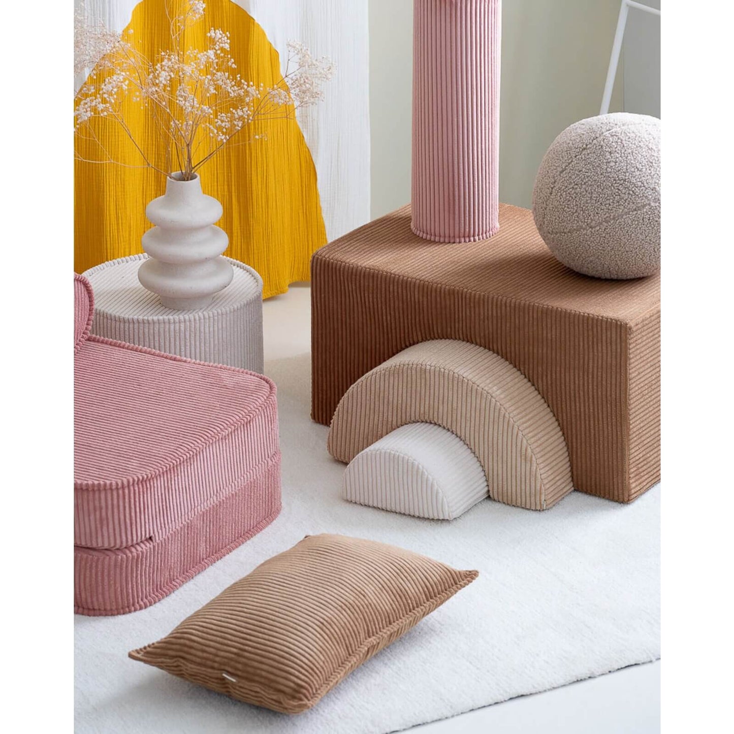 Wigiwama – Kissen Mit Cordbezug Toffee 33x55cm