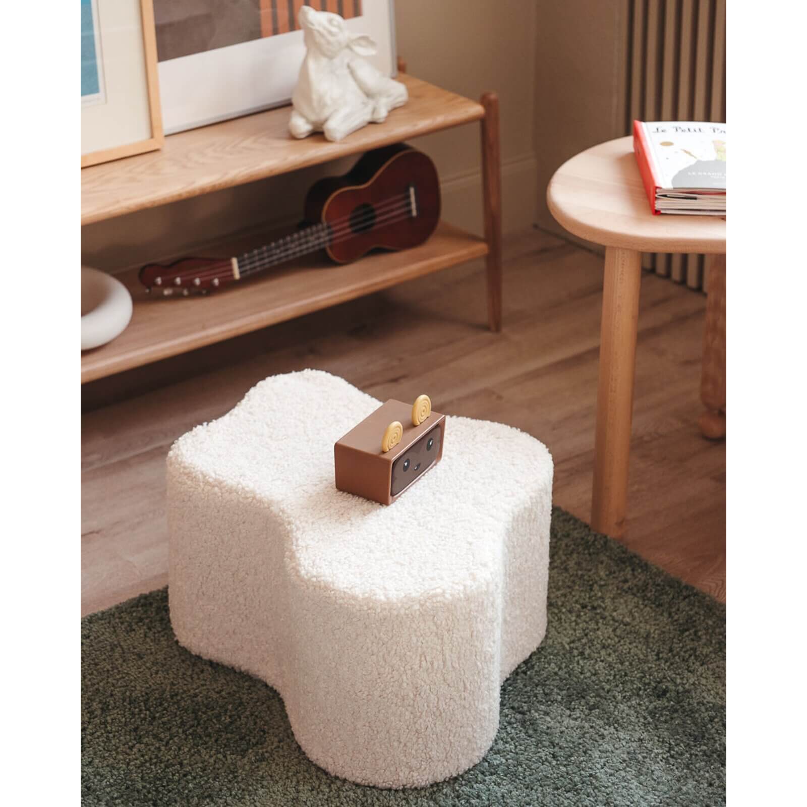 Wigiwama – Kinder Sitzpuff "Wolke" Teddy Creme 39,5cm