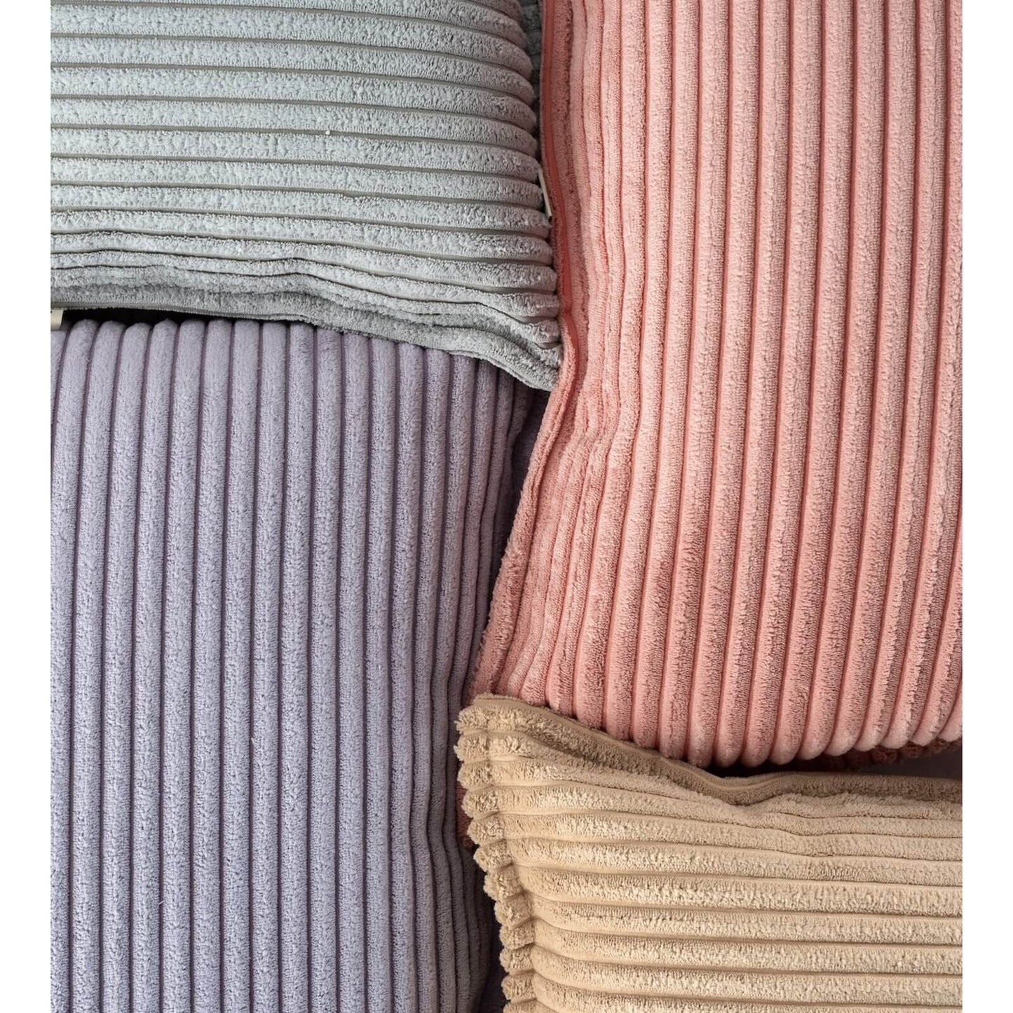 Wigiwama – Kissen Mit Cordbezug Beige 45x45cm