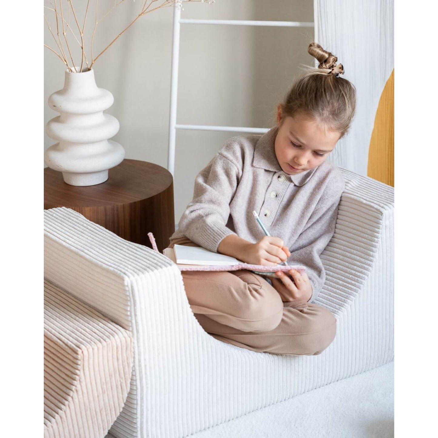 Wigiwama – Schaumstoff-Spielset "Regenbogen" Creme/Beige 3-tlg.