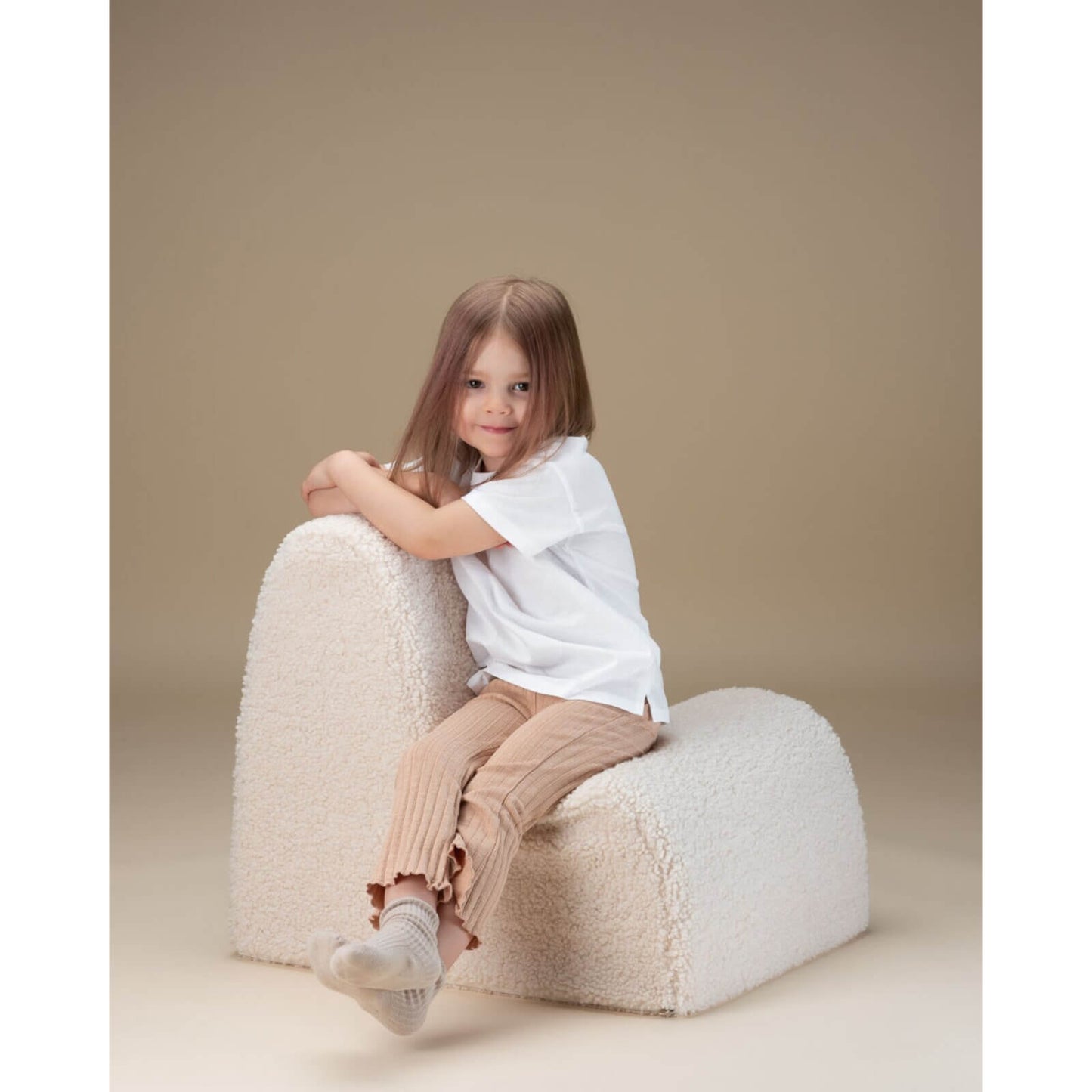 KINDER SESSEL CLOUD TEDDY CREAM