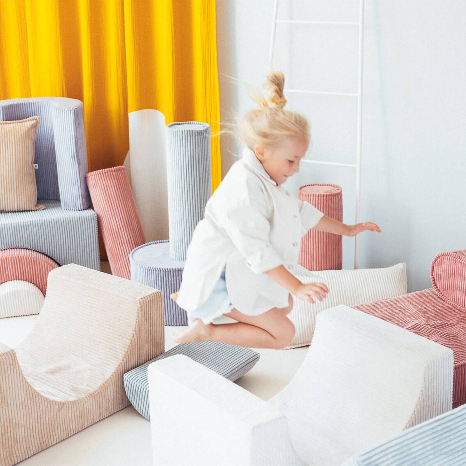 Wigiwama – Schaumstoff-spielset "Regenbogen" Beige 3-tlg.