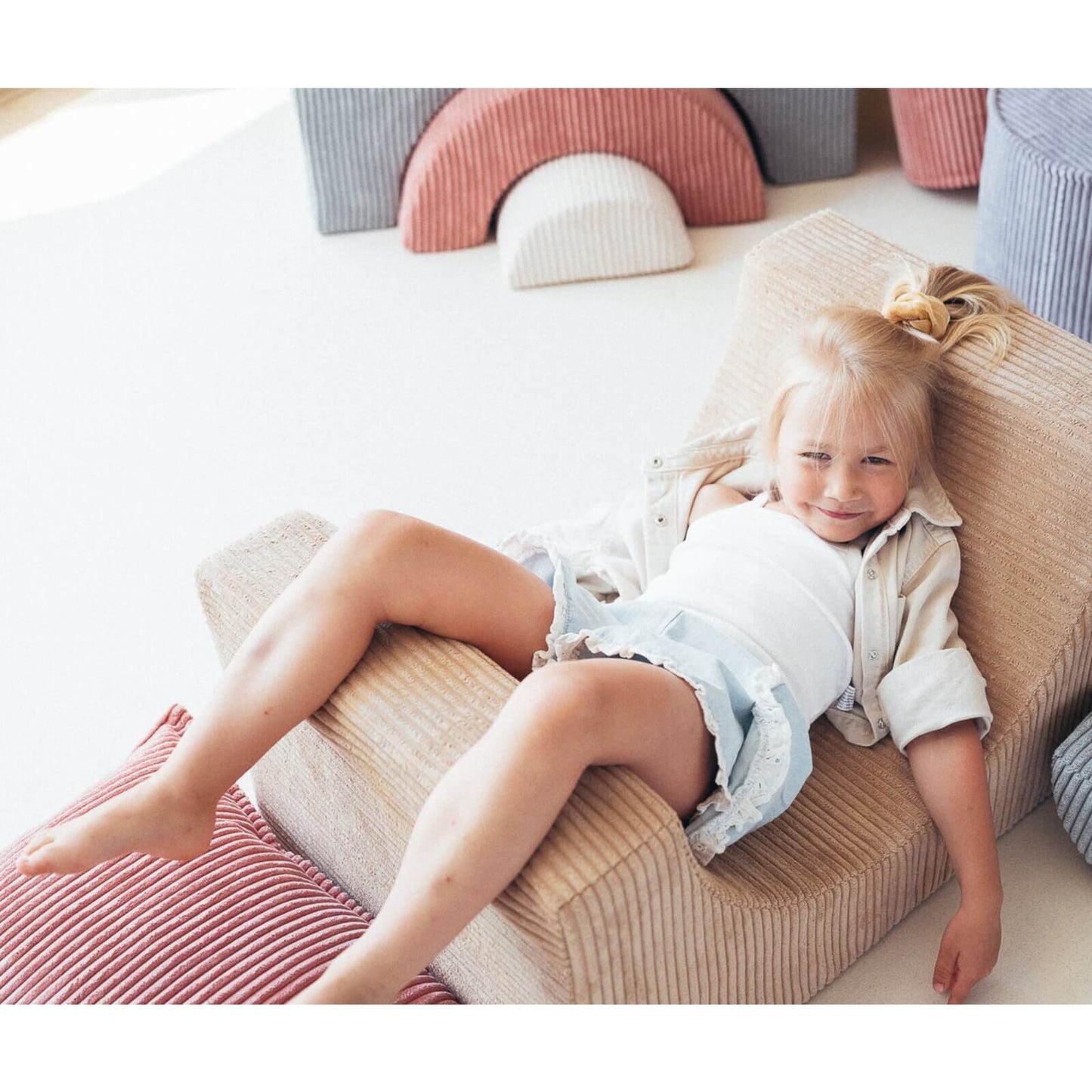 Wigiwama – Schaumstoff-spielset "Regenbogen" Beige 3-tlg.