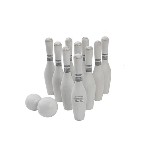 Wooden Story - Bowling Set "Vintage White"