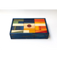 Wooden Story - Holzbauklötze Rainbow XL - 63 Teile mit Holzkasten