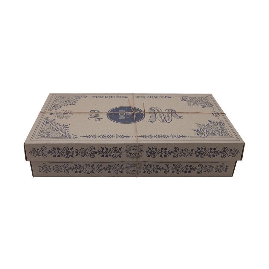 Wooden Story - Holzbauklötze Rainbow XL - 63 Teile mit Holzkasten