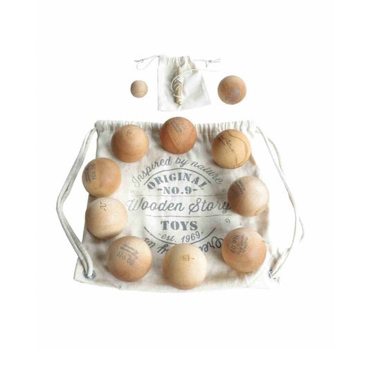 Wooden Story - Boule Spiel Aus Holz - Pétanque