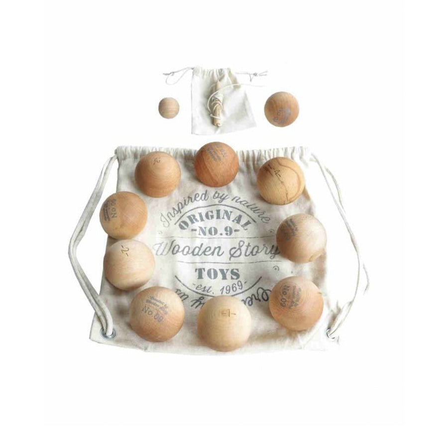 Wooden Story - Boule Spiel Aus Holz - Pétanque