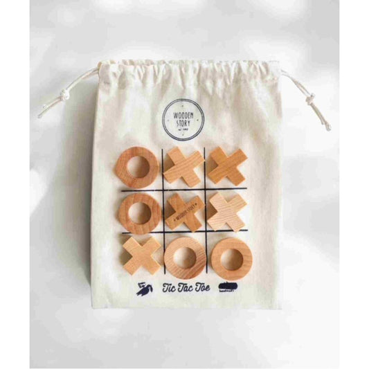 Wooden Story - Spiel Tic-tac-toe Aus Holz