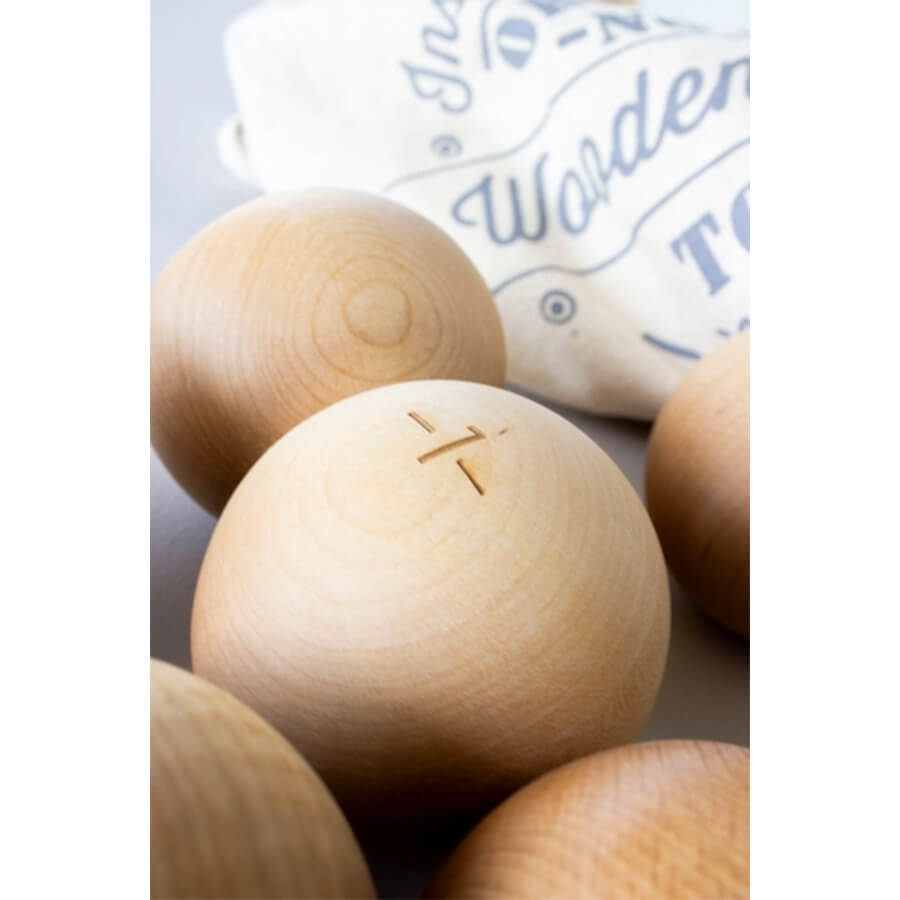 Wooden Story - Boule Spiel Aus Holz - Pétanque