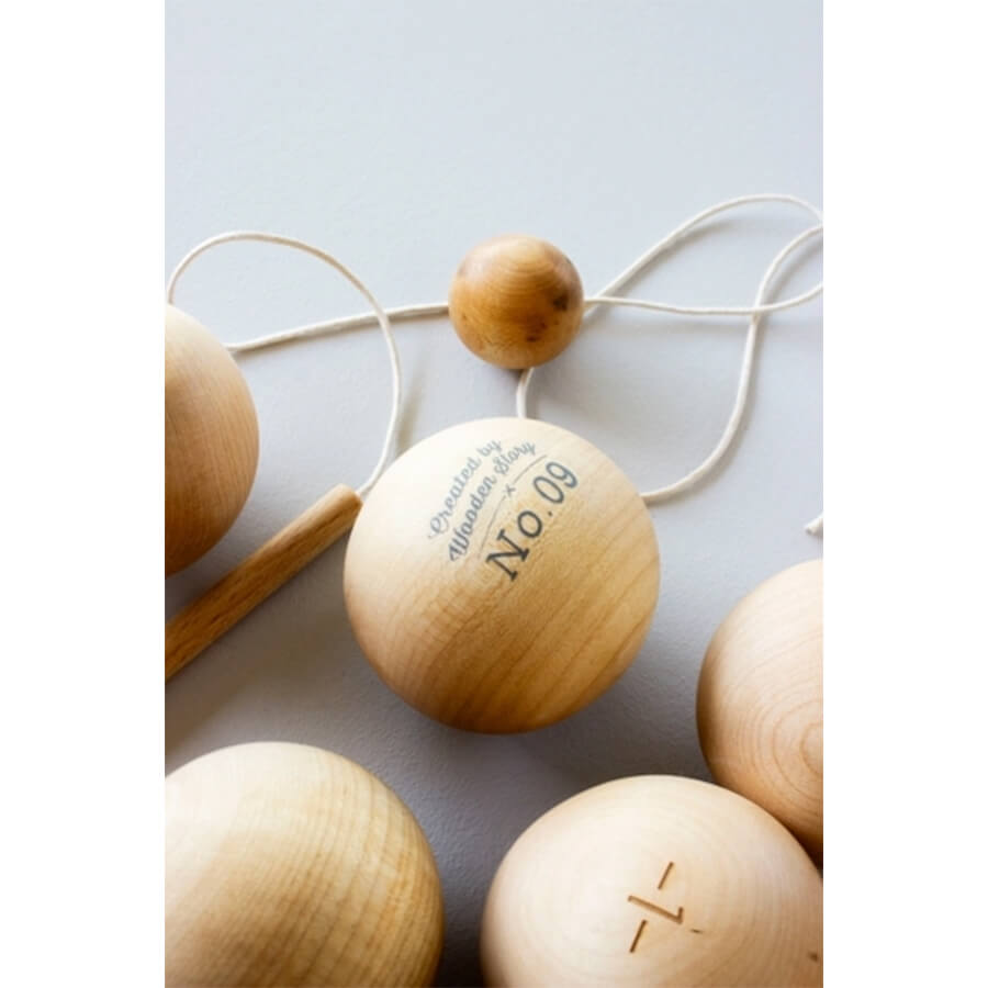 Wooden Story - Boule Spiel Aus Holz - Pétanque